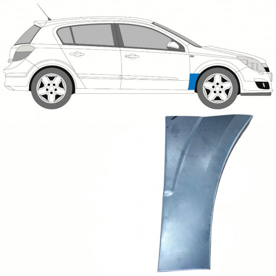 Pannello di riparazione parafango anteriore per Opel Astra H 2003-2014 / Destra 10136