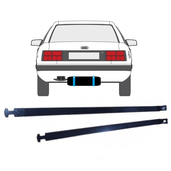 Cinghie serbatoio carburante per Audi 100 C3 1982-1990 14955