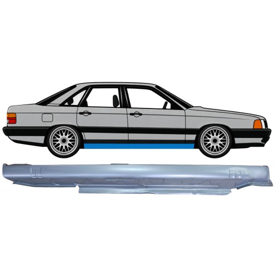 Sottoporta Lamiera Completo per Audi 100 C3 1982-1990 / Destra 6419
