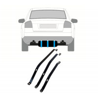 Cinghie serbatoio carburante per Audi A4 B6 2000-2004 11829