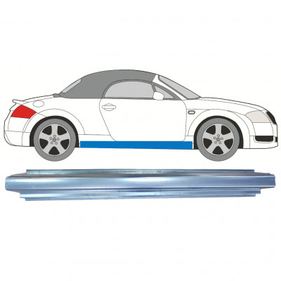 Pannello di riparazione sottoporta lamiera per Audi TT 1998-2006 / Sinistra = Destra (simmetrico) 11186