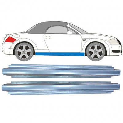 Pannello di riparazione sottoporta lamiera per Audi TT 1998-2006 / Sinistra = Destra (simmetrico) / Set 11187