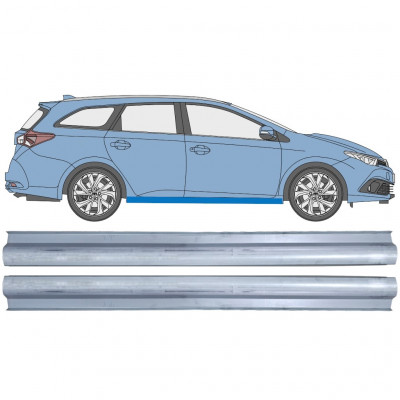 Pannello di riparazione sottoporta lamiera per Toyota Auris 2013-2018 / COMBI / Set 12451