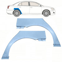 Pannello di riparazione parafango posteriore per Toyota Avensis T25 2003-2008 / Sinistra+Destra / Set 10062