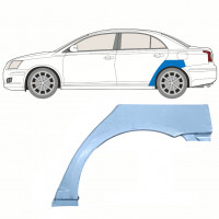 Pannello di riparazione parafango posteriore per Toyota Avensis T25 2003-2008 / Sinistra 8375