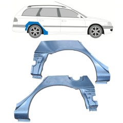 Pannello di riparazione parafango posteriore per Toyota Avensis T22 1997-2003 / Sinistra+Destra / COMBI / Set 9813