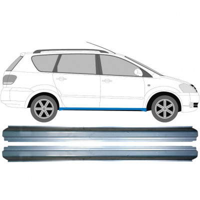 Pannello di riparazione sottoporta lamiera per Toyota Avensis Verso 2001-2011 / Sinistra+Destra / Set 11380