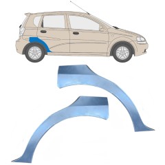 Pannello di riparazione parafango posteriore per Chevrolet Aveo 2003-2006 / Sinistra+Destra / HATCHBACK / Set 6433