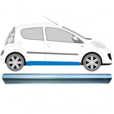 Pannello di riparazione sottoporta lamiera per Toyota Aygo 2005-2012 / Destra 6958