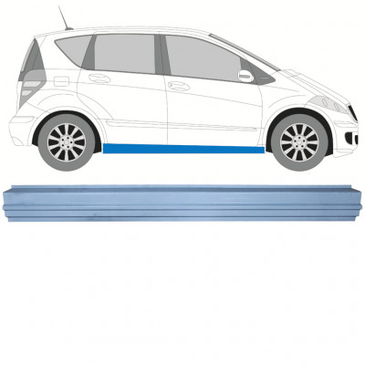 Pannello di riparazione sottoporta lamiera per Mercedes A-Class W169 2004-2012 / Sinistra = Destra (simmetrico) 11152