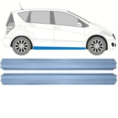 Pannello di riparazione sottoporta lamiera per Mercedes A-Class W169 2004-2012 / Sinistra = Destra (simmetrico) / Set 11153