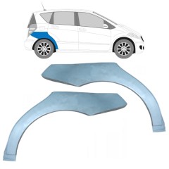 Pannello di riparazione parafango posteriore per Mercedes A-Class W169 2004-2012 / Sinistra+Destra / Set 9265
