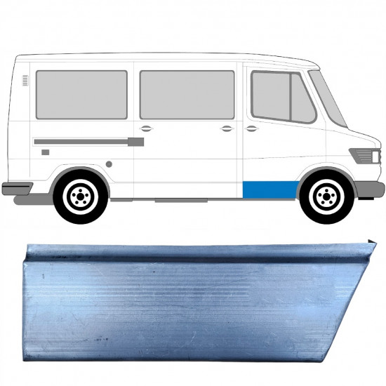 Pannello di riparazione porta anteriore per Mercedes T1 207-410 1977-1995 / Destra 5227