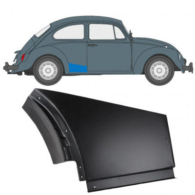 Lamiera di riparazione grande parafango posteriore per Volkswagen Kaefer 1949- / Destra 12743