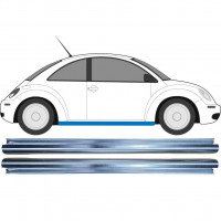 Pannello di riparazione sottoporta lamiera per Volkswagen New Beetle 1998-2005 / Sinistra = Destra (simmetrico) / Set 11913