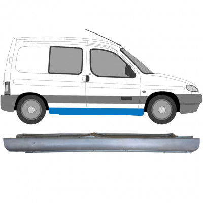 Pannello di riparazione sottoporta lamiera per Citroen Berlingo 1996-2008 / Destra 13651