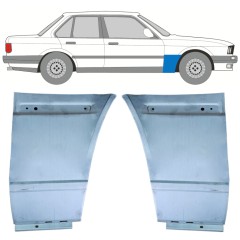 Pannello di riparazione parafango anteriore per BMW 3 E30 1982-1994 / Sinistra+Destra / COMBI / SEDAN / Set 11483