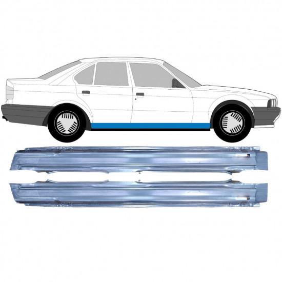 Sottoporta Lamiera Completo per BMW 5 E34 1987-1997 / Sinistra+Destra / COMBI / SEDAN / Set 6396