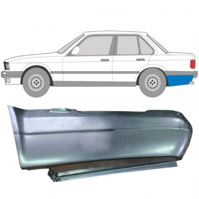 Pannello di riparazione parafango posteriore per BMW 3 E30 1982-1987 / Sinistra 6387