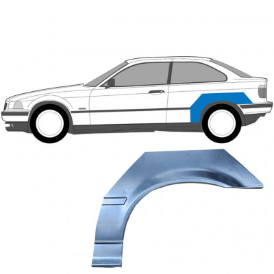 Pannello di riparazione parafango posteriore per BMW 3 E36 1990-2000 / Sinistra / COMPACT 5502