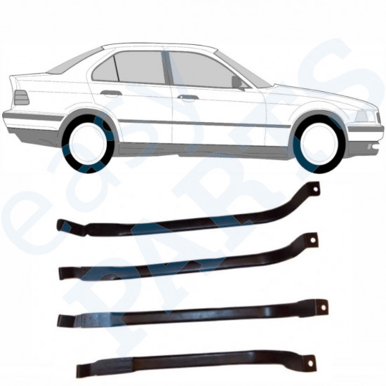 Cinghie serbatoio carburante per BMW 3 E36 1990-2000 9306