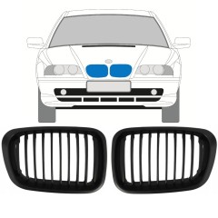 Griglia per BMW 3 E46 1998-2006 / Sinistra+Destra / Set 11128