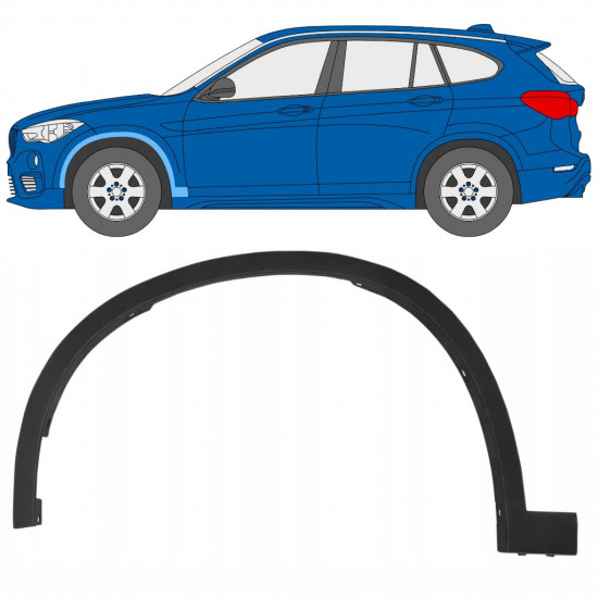 Modanatura parafango anteriore per BMW X1 2015-2022 / Sinistra 8334