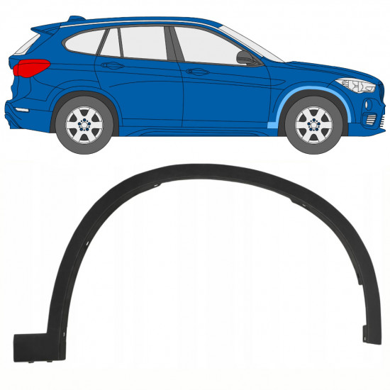 Modanatura parafango anteriore per BMW X1 2015-2022 / Destra 8333