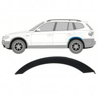 Modanatura laterale parafango posteriore per BMW X3 2003-2010 / Sinistra 7647