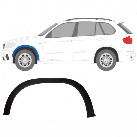 Modanatura parafango anteriore per BMW X5 E70 2006-2013 / Sinistra 8848