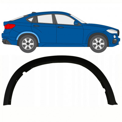 Modanatura laterale parafango posteriore per BMW X6 2014-2019 / Destra 8339