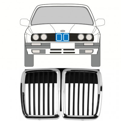 Griglia per BMW 3 E30 1982-1994 12562
