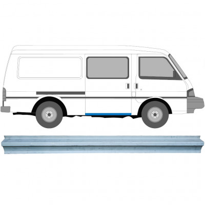 Pannello di riparazione sottoporta porta scorrevole per Mazda Bongo E-Series 1984-1998 / Sinistra 5981