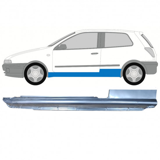 Sottoporta Lamiera Completo per Fiat Brava Bravo 1995-2003 / Sinistra 10986
