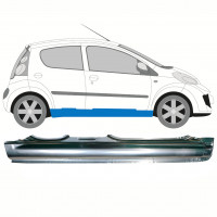 Pannello di riparazione sottoporta lamiera per Citroen C1 2005-2012 / Destra 13925