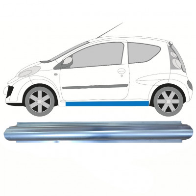Pannello di riparazione sottoporta lamiera per Citroen C1 2005-2012 / Sinistra 10710