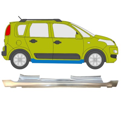 Sottoporta Lamiera Completo per Citroen C3 Picasso 2008- / Destra 14632