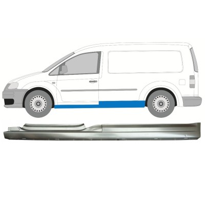 Sottoporta Lamiera Completo per Volkswagen Caddy 2004-2020 / Sinistra 16027