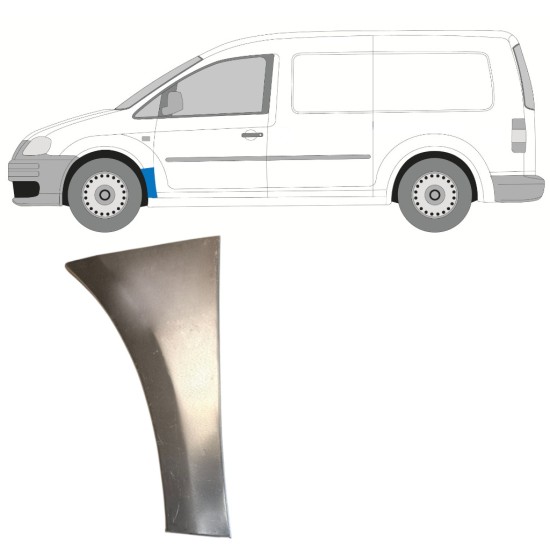 Pannello di riparazione parafango anteriore per Volkswagen Caddy 2004-2020 / Sinistra 14688