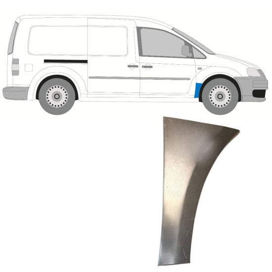 Pannello di riparazione parafango anteriore per Volkswagen Caddy 2004-2020 / Destra 14686