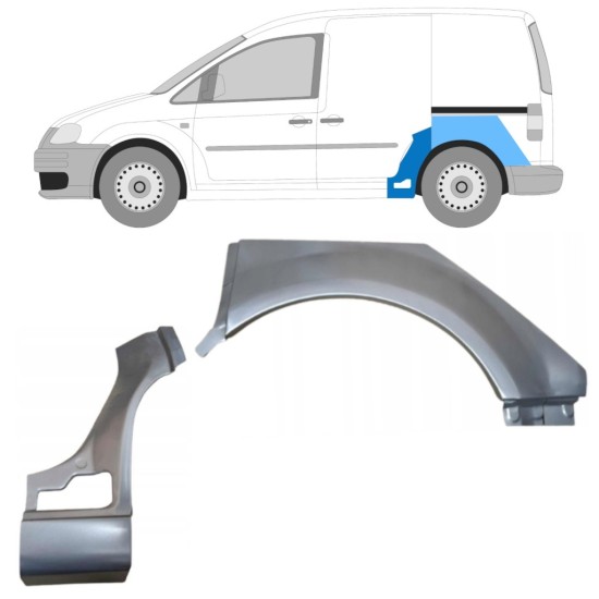 Set di pannelli di riparazione per Volkswagen Caddy 2004-2020 / Sinistra / 15167