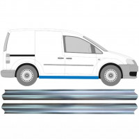 Pannello di riparazione sottoporta lamiera per Volkswagen Caddy 2004-2020 / Sinistra = Destra (simmetrico) / Set 10485