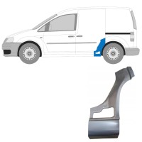 Pannello di riparazione parafango posteriore per Volkswagen Caddy 2004-2020 / Sinistra 15163