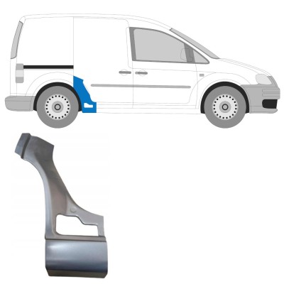 Pannello di riparazione parafango posteriore per Volkswagen Caddy 2004-2020 / Destra 15162
