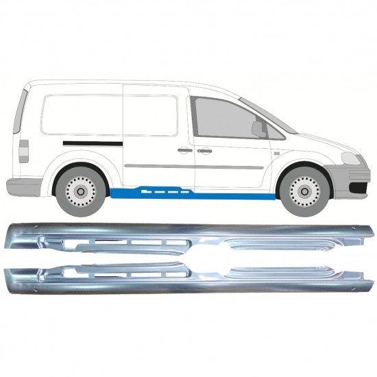 Sottoporta Lamiera Completo per Volkswagen Caddy 2004-2020 / Sinistra+Destra / Set 10993