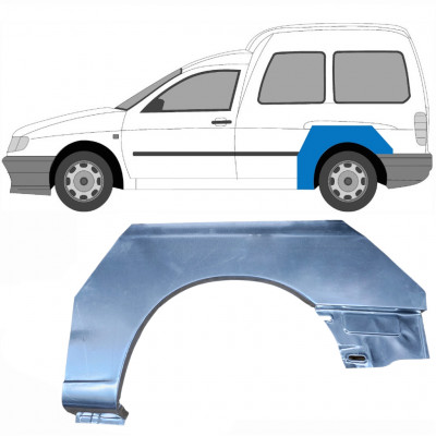 Pannello di riparazione parafango posteriore per Volkswagen Caddy 1995-2004 / Sinistra 6187