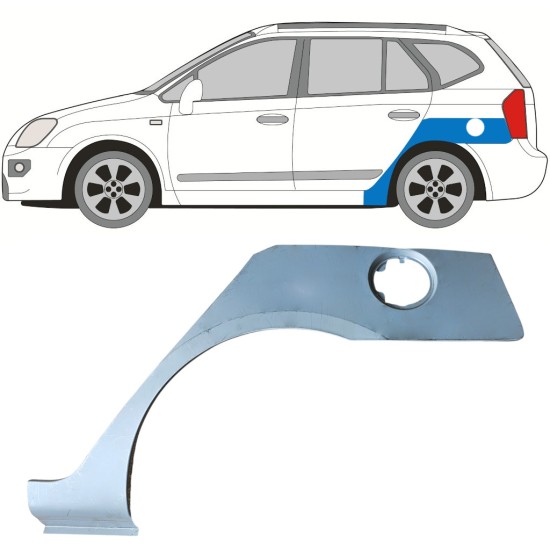 Pannello di riparazione parafango posteriore per Kia Carens 2006-2013 / Sinistra 16816