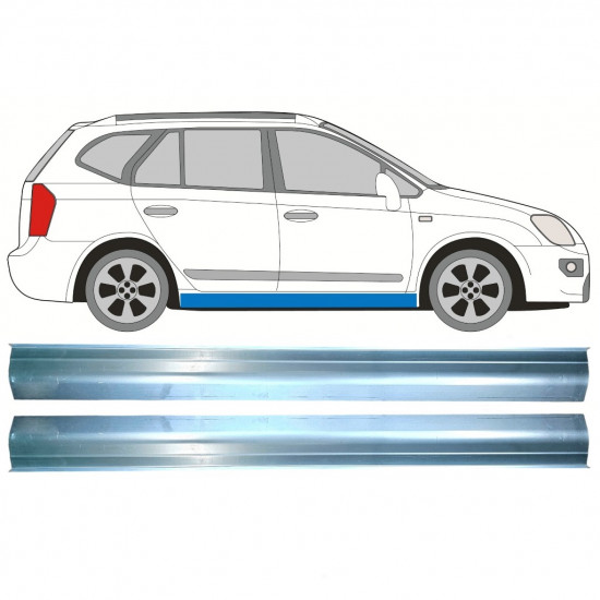Pannello di riparazione sottoporta inferiore per Kia Carens 2006-2013 / Sinistra+Destra / Set 11113
