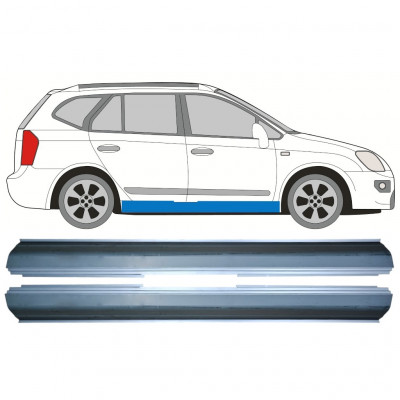 Pannello di riparazione sottoporta lamiera per Kia Carens 2006-2013 / Sinistra+Destra / Set 11116