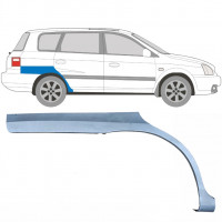 Pannello di riparazione parafango posteriore per Kia Carens 1999-2006 / Destra 5865